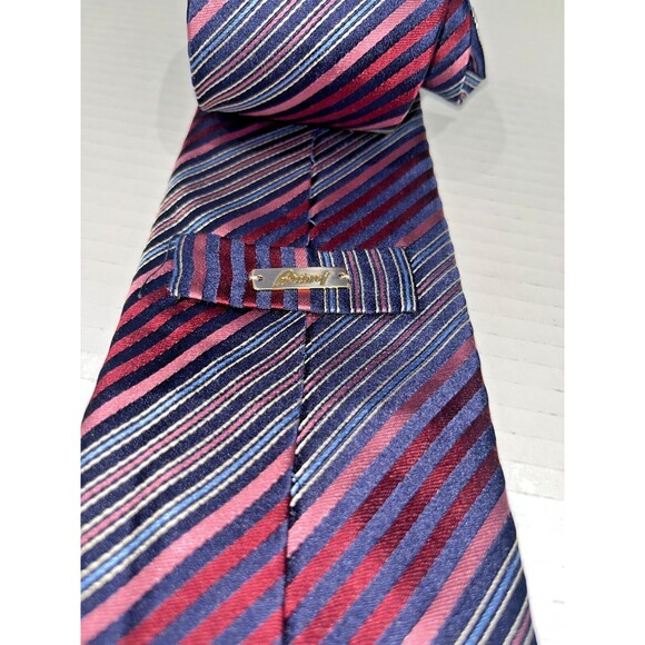 Brioni Tie Hand Made Stripe Silk Mens Luxury Neck Tie 3.5 X 60 - Picture 6 of 10